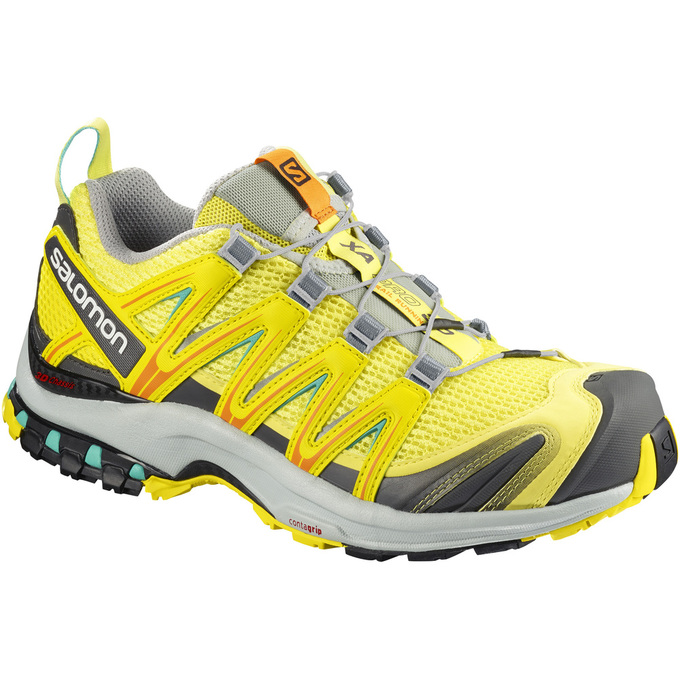 Salomon XA PRO 3D W Zapatillas Trail Running Mujer - Amarillo - Colombia (97416-IVJW)